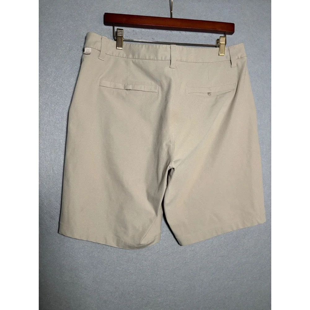 Lululemon Commission Golf Shorts Mens 34 Tan Khaki Performance Chino Heritage